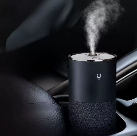 Accesorii Auto - Purificator Auto | Reîncărcabil, Sticluta 60ml Ulei Inclus, Ideal pentru Mașină, Casă sau Birou