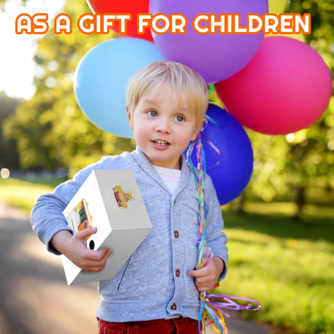 Pusculiță Electronică Tip Bancomat ATM cu Citire Card și Simulare Recunoaștere Facială, Schimbare Parolă, Slot pentru Bancnote – 25 x 17 x 12 cm [11]