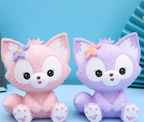 Pușculiță în Formă de Vulpe, Material Premium – Design Elegant și Durabil [2]