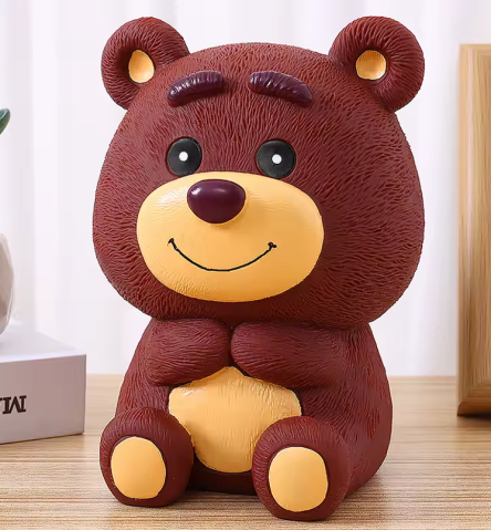 Toate Produsele - Pușculiță în Formă de Ursuleț, 20 cm, Material Premium – Design Elegant și Durabil