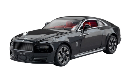 Automachetă Rolls Royce Spectre, 20 cm, Uși, Capotă și Portbagaj Deschizătoare, Emblemă Mobilă, Lumină și Sunet [9]