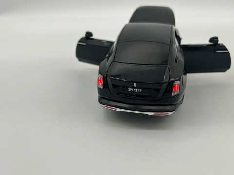 Automachetă Rolls Royce Spectre, 20 cm, Uși, Capotă și Portbagaj Deschizătoare, Emblemă Mobilă, Lumină și Sunet [18]