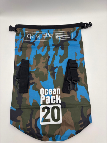Sac Etanș Ocean Pack 20L Camo – 100% Impermeabil, Protecție Contra Apelor, Nisipului și Prafului, Curea Reglabilă Inclusă [9]