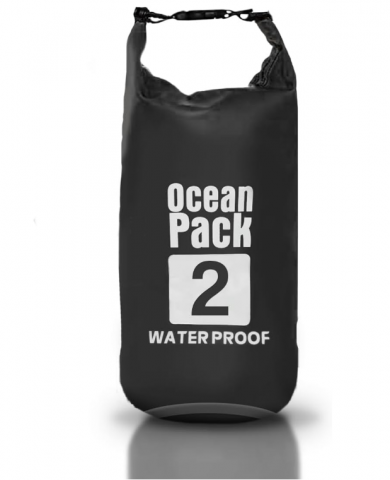 Articole & Accesorii de Plaja - Sac Etanș Ocean Pack 2L  – 100% Impermeabil, Protecție Contra Apelor, Nisipului și Prafului