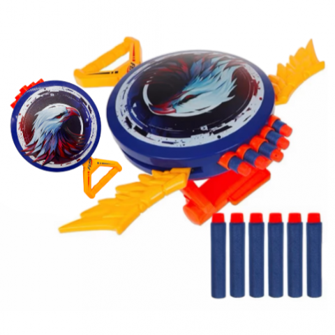 Toate Produsele - Scut Lansator de Proiectile pentru Copii, 6 Gloante din Spuma