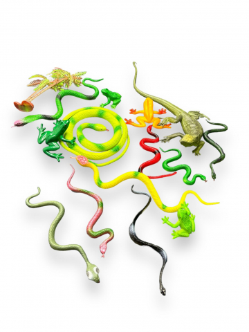Set 15 Reptile, Jucarii Educationale de Invatare, 5-85 cm, iStan® [0]
