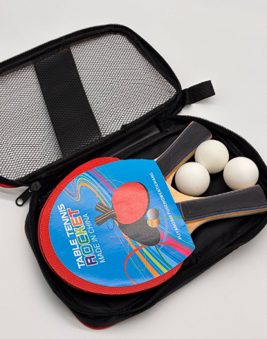 Set 2 Palete Ping Pong, cu Husa si 3 Mingi incluse [3]