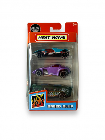 Set 3 Masini “Speed Blur”, Metal [1]