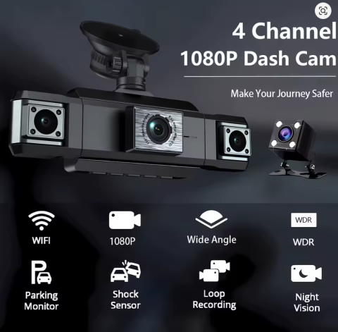 Set Camera Supraveghere 4G cu Panou Solar tip Crocodil, 3 Lentile 8K, Detectie Umana + Camera Auto 3 Camere Full HD 1080P si Camera Marsarier Cadou [7]