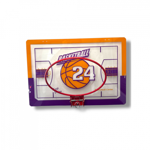 Set Cos de Baschet Reglabil pentru Interior si Exterior, Panou 40 x 60 cm, Mingea Inclusa, Plasa pentru Cos, Pompa de Umflat si Piese pentru Montaj [7]