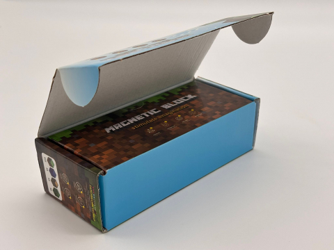 Set Cuburi Magnetice – 27 Piese, Dimensiune Cutie 16x7 cm, Cub 2x2 cm [2]