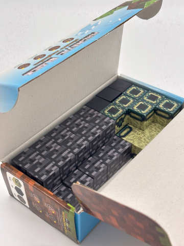 Set Cuburi Magnetice – 46 Piese, Dimensiune Cutie 18x9 cm, Cub 2x2 cm [3]