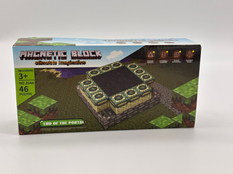 Set Cuburi Magnetice – 46 Piese, Dimensiune Cutie 18x9 cm, Cub 2x2 cm [8]