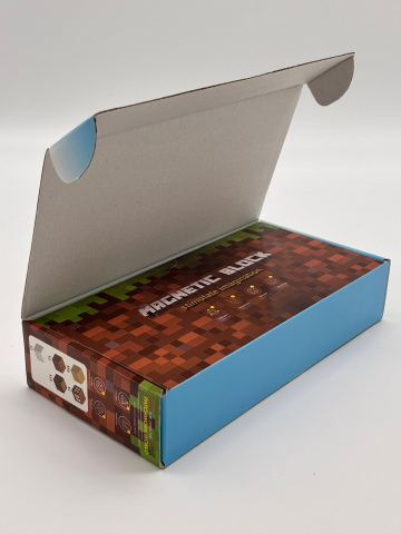 Set Cuburi Magnetice – 78 Piese, Dimensiune Cutie 22x11 cm, Cub 2x2 cm [3]