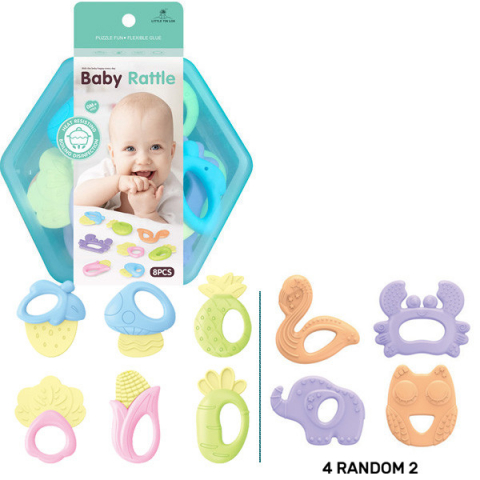 Jucarii pentru dentitie - Set Jucarii pentru Dentitie din Silicon