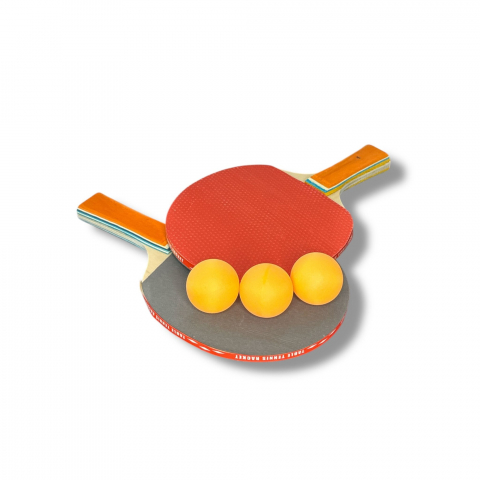 Set Tenis de Masa Portabil cu Fileu Extensibil de Ping-Pong, 2 Palete si 3 Mingi- Pentru 2 Jucatori [5]
