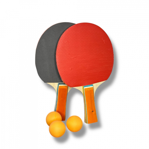 Set Tenis de Masa Portabil cu Fileu Extensibil de Ping-Pong, 2 Palete si 3 Mingi- Pentru 2 Jucatori [2]