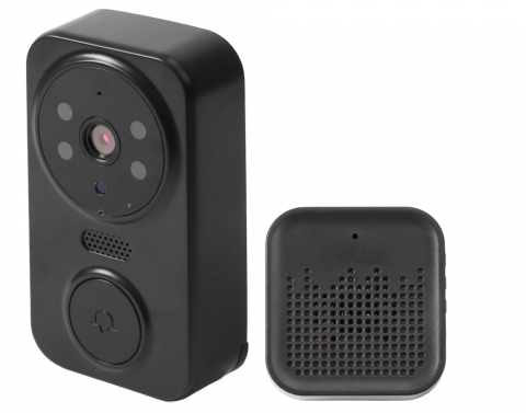 Sonerie Video Inteligentă WiFi cu Cameră HD, Viziune Nocturnă, Audio Bidirecțional, Notificări pe Telefon, Compatibil Android/iOS prin Aplicația ULOOKA [5]