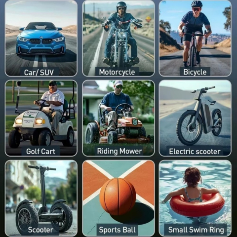 Compresor Auto 4 in 1, Starter Auto, Lanterna, Baterie Externa, 1200A, 8000mAh, 150 PSI, 12V, Display Digital, Type-C, Clesti Inteligenti [6]