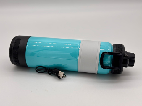 Boxă Portabilă Wireless Sticlă de Apă Utilizabila, 700ml, 28cm, Lumini LED RGB, Bluetooth, TF Card, Control Volum, Cablu Inclus [2]