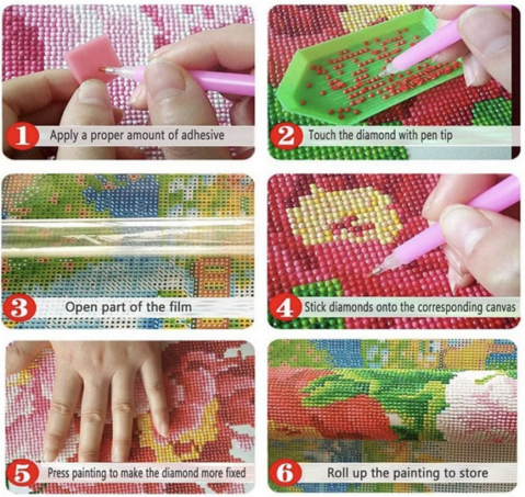 Tablou Vultur, Pictura cu Diamante, Goblen cu pietre 5D, cu rama de lemn, 40 x 50 cm [3]