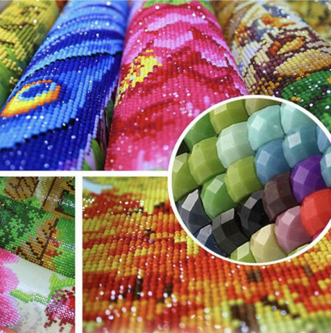 Tablou Joker, Pictura cu Diamante, Goblen cu pietre 5D, cu rama de lemn, 40 x 50 cm [3]