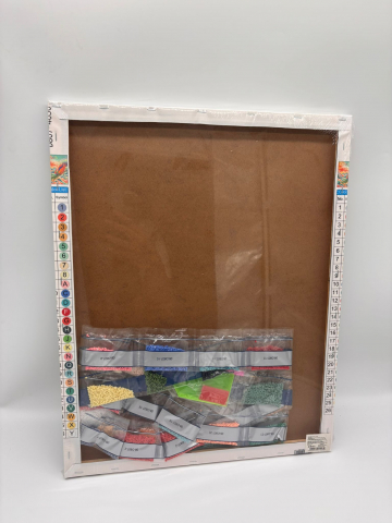 Tablouri pentru Pictat cu Diamante, Goblen cu pietre 5D, cu rama de lemn, 40 x 50 cm [8]