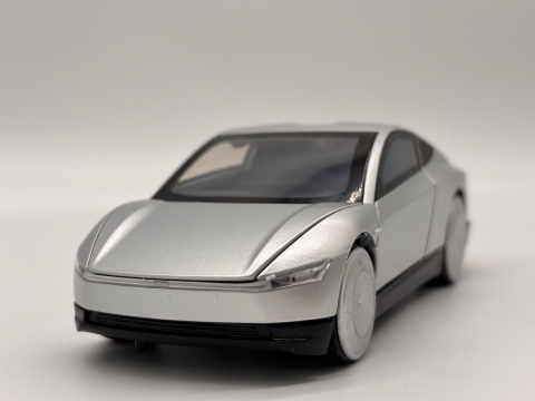 Automacheta Tesla Cybercab, 15 cm, Functie Pull-Back, Uși Mobile, Faruri si Stopuri Luminate [10]