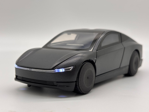 Automacheta Tesla Cybercab, 15 cm, Functie Pull-Back, Uși Mobile, Faruri si Stopuri Luminate [1]