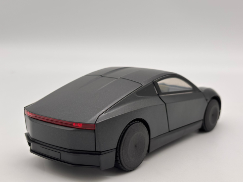 Automacheta Tesla Cybercab, 15 cm, Functie Pull-Back, Uși Mobile, Faruri si Stopuri Luminate [7]