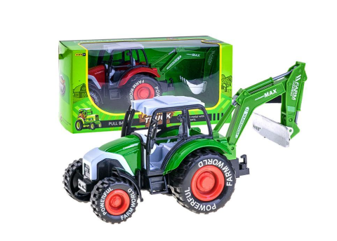 Tractor din Metal cu Funcție Pull-Back, 26 cm, Elemente Mobile, Design Realist pentru Joacă și Colecție [1]