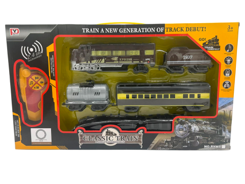 Tren Electric cu Telecomandă, 35–40 cm, Lumină și Sunet, Circuit cu 16 Sine (Diametru 86 cm) [3]