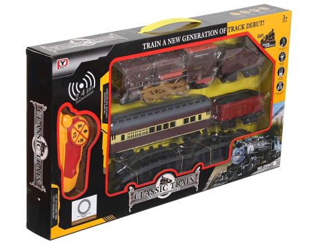 Tren Electric cu Telecomandă, 35–40 cm, Lumină și Sunet, Circuit cu 16 Sine (Diametru 86 cm) [1]