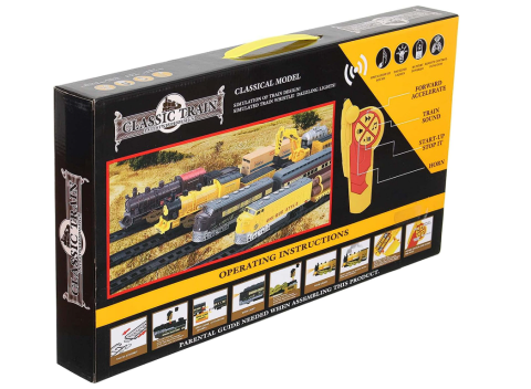 Tren Electric cu Telecomandă, 35–40 cm, Lumină și Sunet, Circuit cu 16 Sine (Diametru 86 cm) [2]