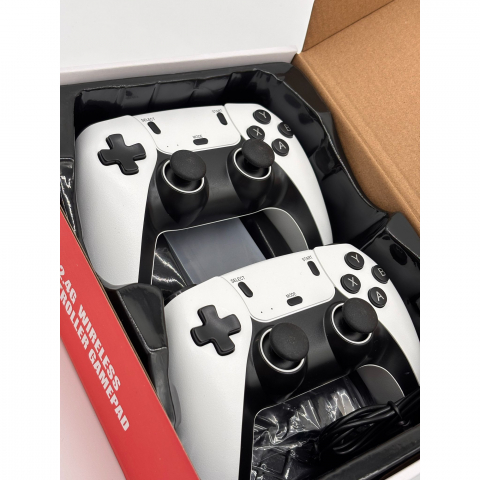 TV Game Stick Pro 4K Ultra HD, 2 x Controller Wireless, 10000 Jocuri Preinstalate, 64 GB [7]