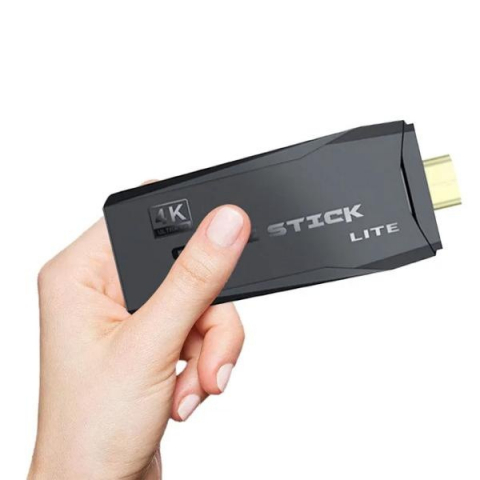 TV Game Stick Pro 4K Ultra HD, 2 x Controller Wireless, 10000 Jocuri Preinstalate, 64 GB [4]