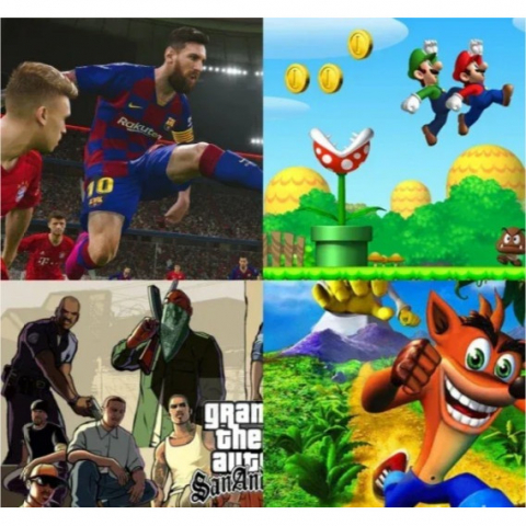 TV Game Stick Pro 4K Ultra HD, 2 x Controller Wireless, 10000 Jocuri Preinstalate, 64 GB [2]