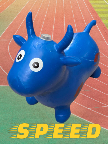 Vaca Gonflabila de Sarit, Cauciuc, cu Sunete si Lumini [3]