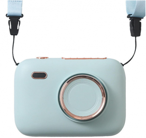 Ventilator Portabil Design Cameră Foto – 3 Trepte de Viteză, Cu Agățătoare de Gât & Cablu Încărcare Inclus [4]