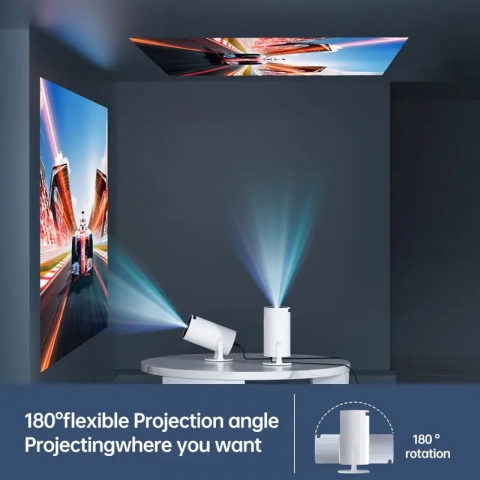 RESIGILAT - Videoproiector Portabil Smart M300 MAX, 9000 Lumeni, 260 ANSI, Suport 4K Ultra HD, Android TV 14, Auto Corectie Imagine, Wi-Fi 2.4/5 GHz, Bluetooth 5.0., Difuzor Incorporat, 1028 Jocuri Pr [17]