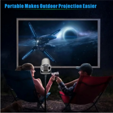 Videoproiector Portabil Smart M300 MAX, 9000 Lumeni, 260 ANSI, Suport 4K Ultra HD, Android TV 11, Auto Corectie Imagine, Wi-Fi 2.4/5 GHz, Bluetooth 5.0., Difuzor Incorporat, 1028 Jocuri Preinstalate, [4]