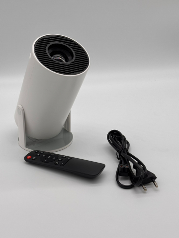 Videoproiector Smart Portabil Model Pro, 5000 Lumeni, 280 ANSI, Android 11, Wi-Fi, Bluetooth, rezolutie Ultra HD, Suport 4K, conexiune HDMI, USB si Mirroring Android/IOS, difuzor integrat, rotire 180° [13]