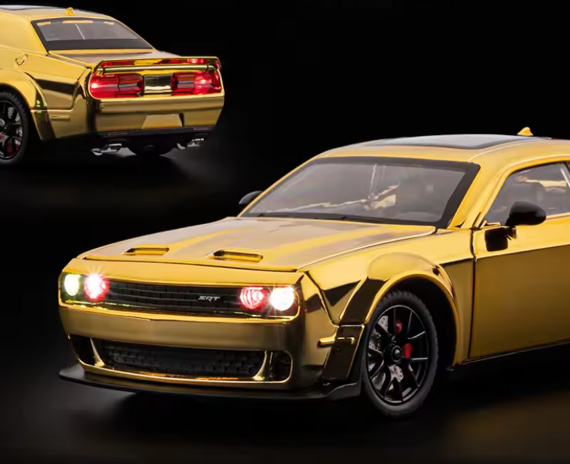 Automachetă Dodge Challenger SRT din Metal, 1:24,&hellip;