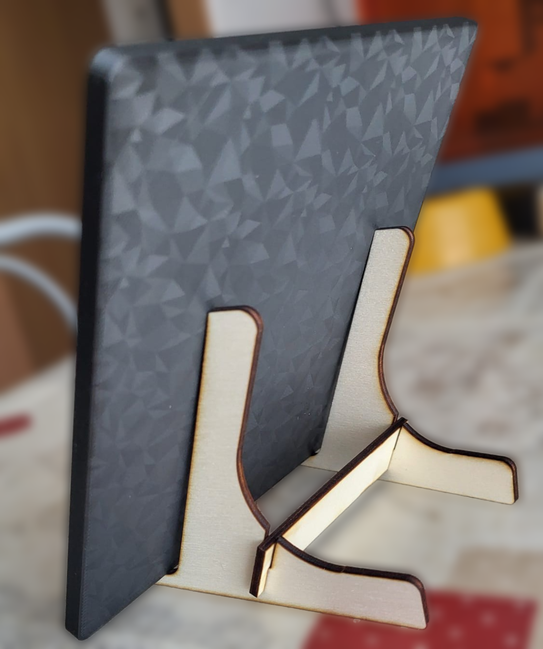 Plăcuță personalizată din lemn cu mesaj și gravură laser [3]