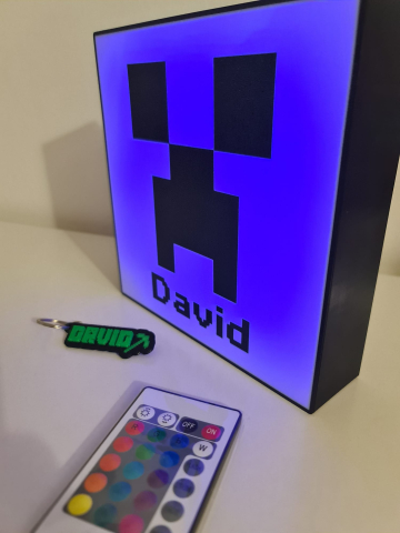 Light Box Minecraft personalizat cu nume – Lampă LED decorativă [8]
