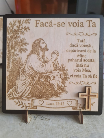 Tablou Personalizat pentru Bunică din Lemn | Cadou cu Gravură Laser [6]