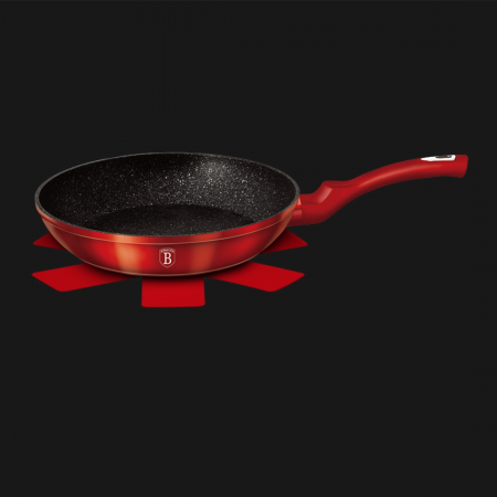 tigaie 28 cm antiaderentă Berlinger Haus - Metallic Line Burgundy Collection [2]