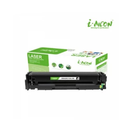 Toner compatibil HP W2210A (207A) iAicon, Negru, 1.350 pagini, cu cip