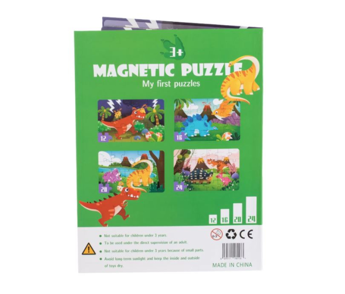 Puzzle Magnetic 4 în 1 – Lumea Dinozaurilor | Joc Educativ și Creativ pentru Copii [3]