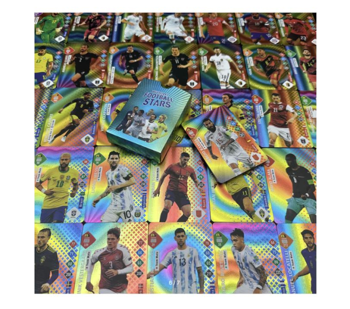 Set 55 cartonase multicolor golden Fotbalisti - World Football Stars [4]